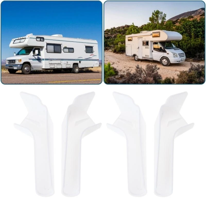 

A2UC Motorhome Roof Rain Rain Wytter Spout Extenders Дренаж дождевой воды Легкая установка