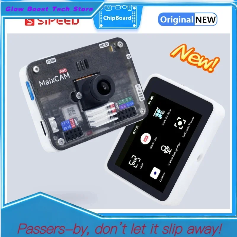 

Glow Sipeed MaixCAM Pro RISC-V C906 AI NPU SG2002 Visual IDE Быстрое развертывание
