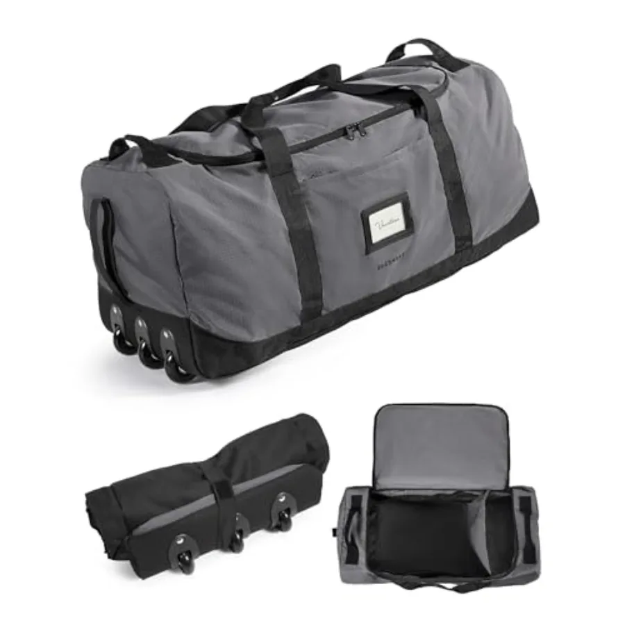 

83L Foldable Travel Bag Large Duffle Bag for Travel Weekender Duffel Luggage Bag for Sport College Camping Water Resistant