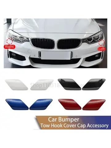 BMW F32 F33 F36 4 시리즈 M 스포츠 프론트 범퍼 헤드라이트 워셔 커버 도색 교체품 420i 425i 430i 435i 2013-2020