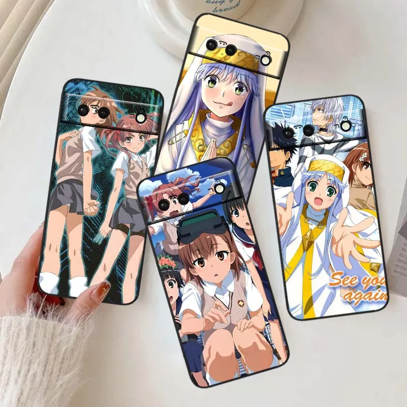 

A Certain Magical Index For Google Pixel 9a 9 8A 8 7 7A 6 6A Pro XL 2024 5G Black Soft TPU Silicone Cover Phone Case