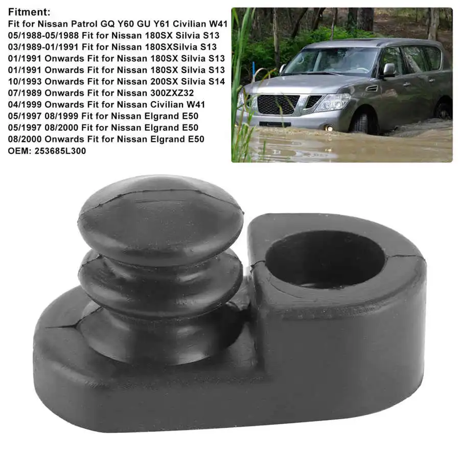 

Car Rubber Door Switch Cover Cap 253685L300 Fit For Nissan Patrol Y60 GU Y61 Civilian W41 Auto Accessories