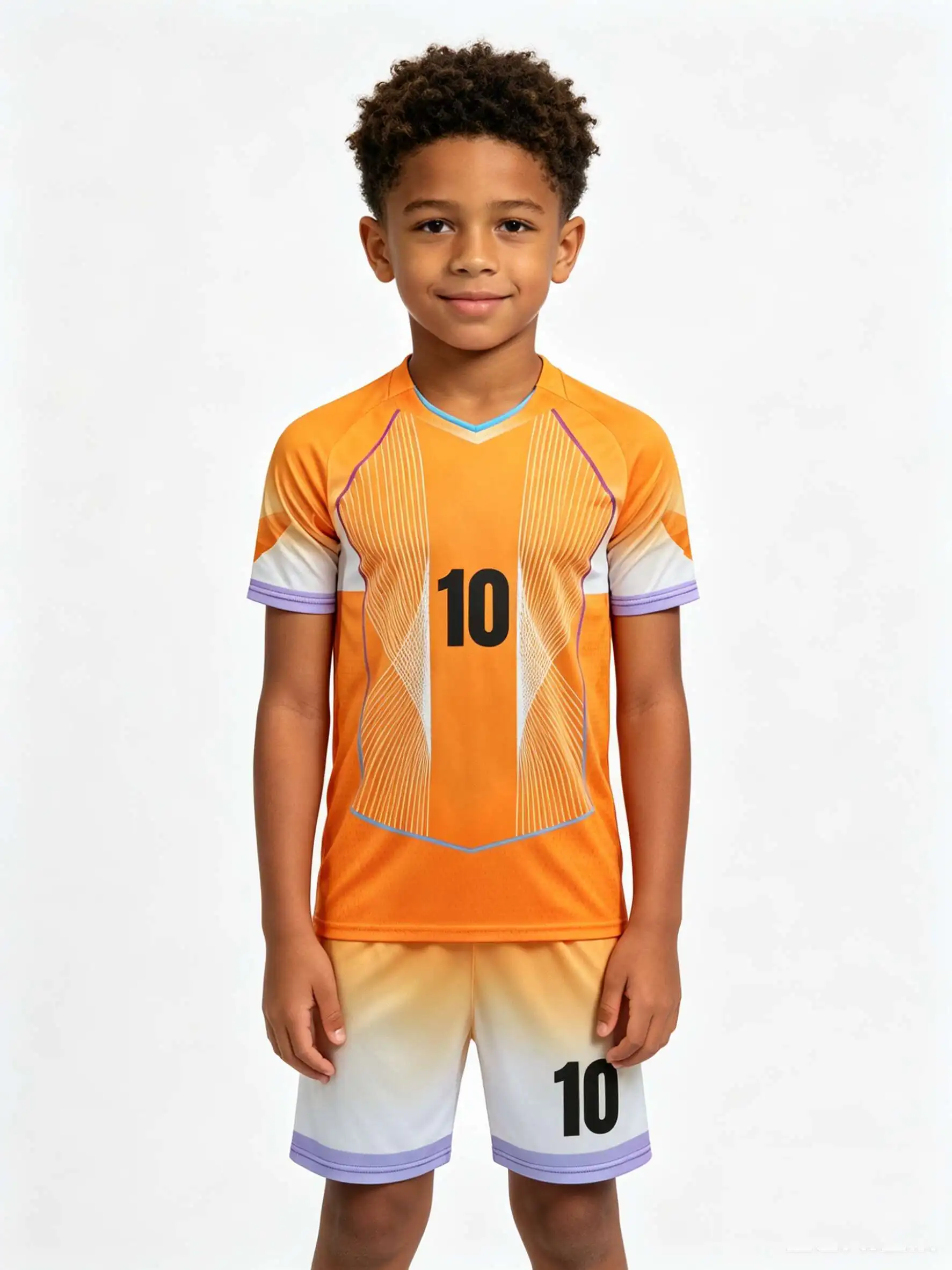 New 26/27 Unisex Blank Soccer 2‑Piece Set, Kids Adults Parent‑Child Kit, Custom No.1 7 8 9 10 for School Outdoor Team Sports