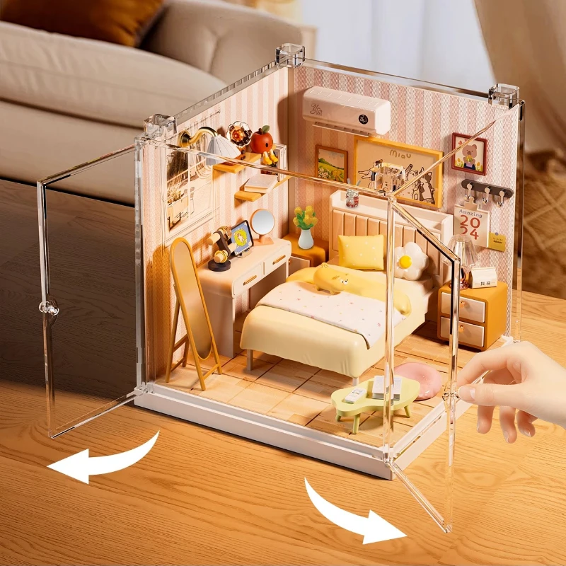 Journal d'une petite ville bricolage bloc de construction maison de poupée 2025 Puzzle assemblage Miniature maison de poupée filles Festival cadeaux modèle jouet