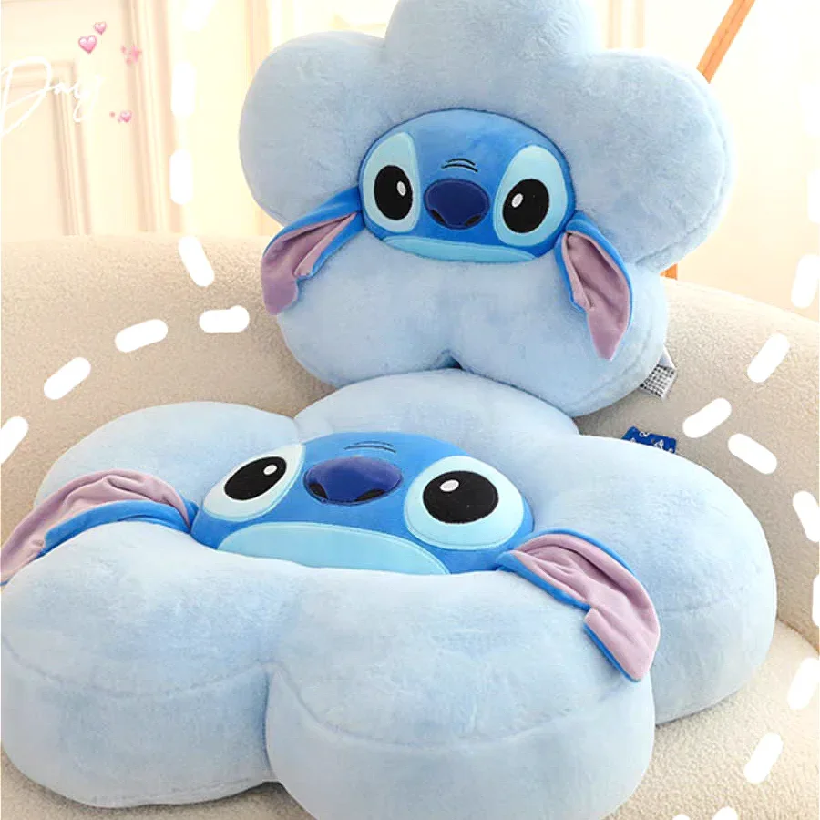 

Creative Kawaii Cartoon Stitch Petal Throw Pillow Plush Toy Student Classroom Cushion Office Throw Pillow Children Gifts