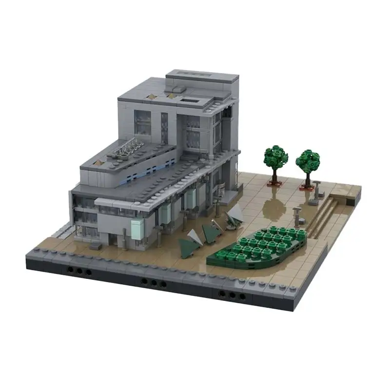 MOC Management Court and Jedi Temple Building Block Model Set Boys Girls Educational Toys