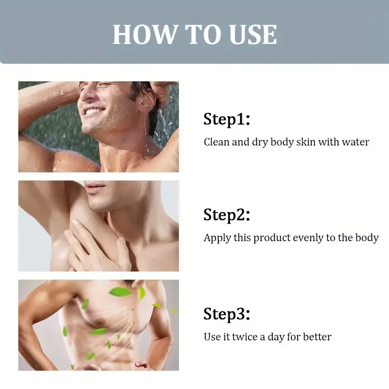 كريم العطر الخاص للرجال لتنظيف الأجزاء الخاصة وتحت الإبطين ومزيل العرق وكريم معالجة عطر الجسم