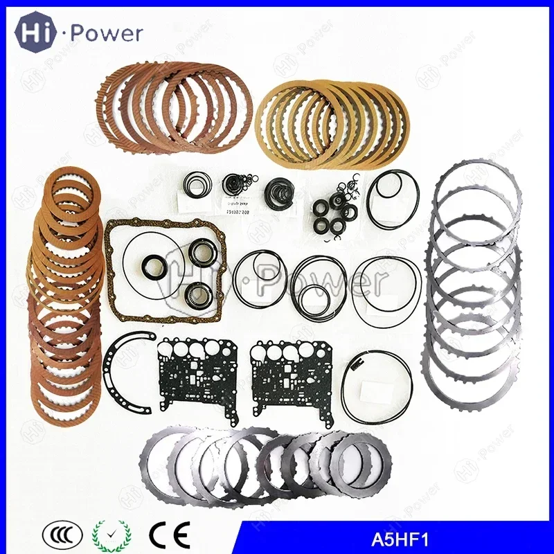 A5HF1 Transmission Rebuild Overhaul Kit Clutch Plate Friction Steel Kit Seal Gasket Repair kit For HYUNDAI KIA Gearbox Disc Kit