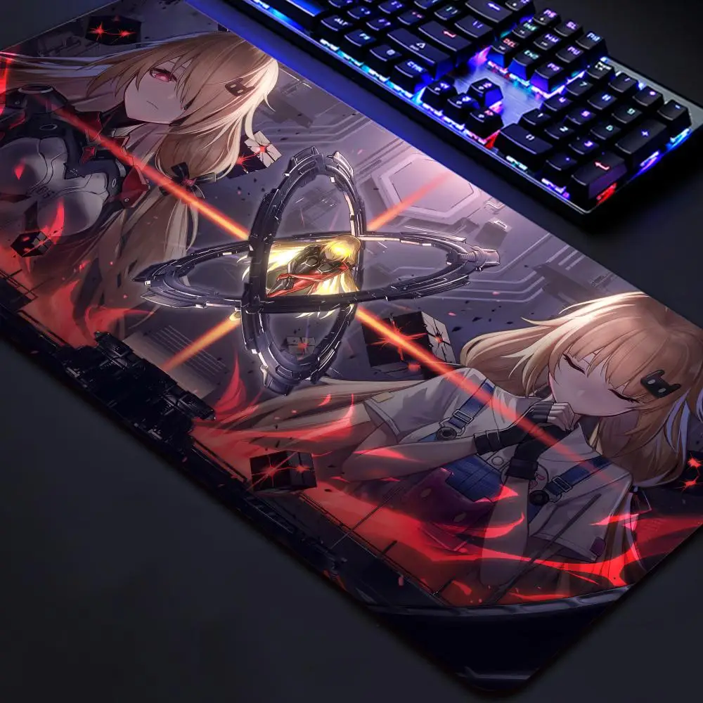 Anime Tower of Fantasy Mouse Pad Xxl Pc Gamer Cabinet Keyboard Rubber Desk Mat Gaming Accessories Computer Kawaii Mousepad Large