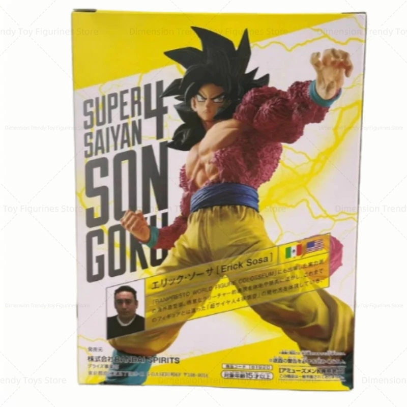 バンダイ在庫バンプレスト真新しい箱入りアニメドラゴンボールフルスクラッチ孫悟空アクションフィギュア模型玩具ギフト DT