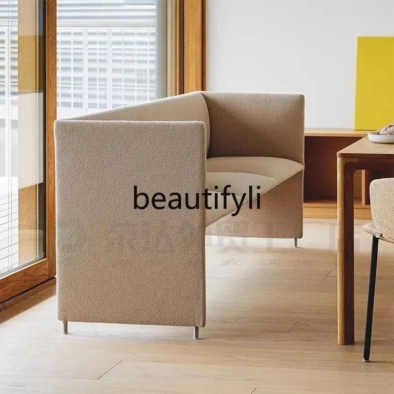 ss26 S26 Nordic light luxury small apartment restaurant, modern simple living room against the wall leisure chair designer small