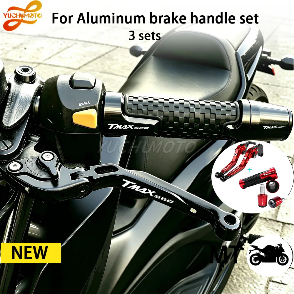 Fit For YAMAHA TMAX 530 TMAX530 SX DX 2012-2019 TMAX 560 2020 2021 CNC Adjustable Brake Clutch Levers Handlebar Clutch Grip KIT