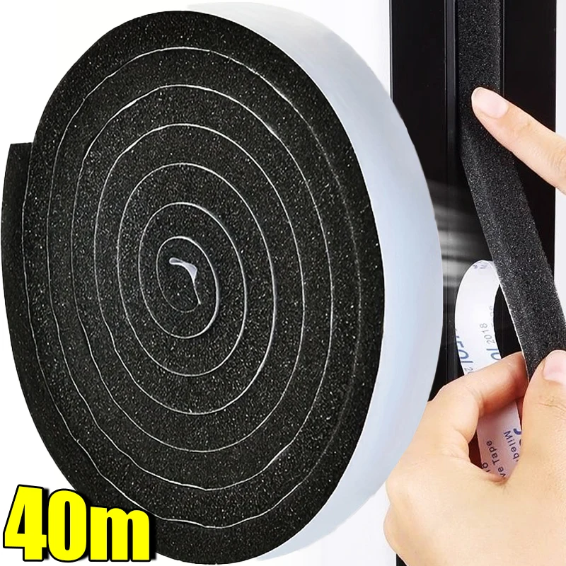 

Самоклеящаяся губчатая уплотнительная лента, уплотнительные ленты для окон, дверей, предотвращающие столкновения, ветрозащитные, звукоизоляционные, уплотнительные пенопластовые ленты для дверных зазоров