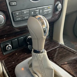 Automatic leather gear knob shfiter for Infiniti G25 Q60 G37 FX37 FX35 EX35 QX56 QX70 QX80 2008-2015 interior accessories