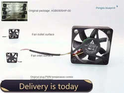New Delta ASB0305HP-00 3007 High RPM PWM Temperature Control 3CM Mini Notebook 5V Cooling Fan30*30*7MM