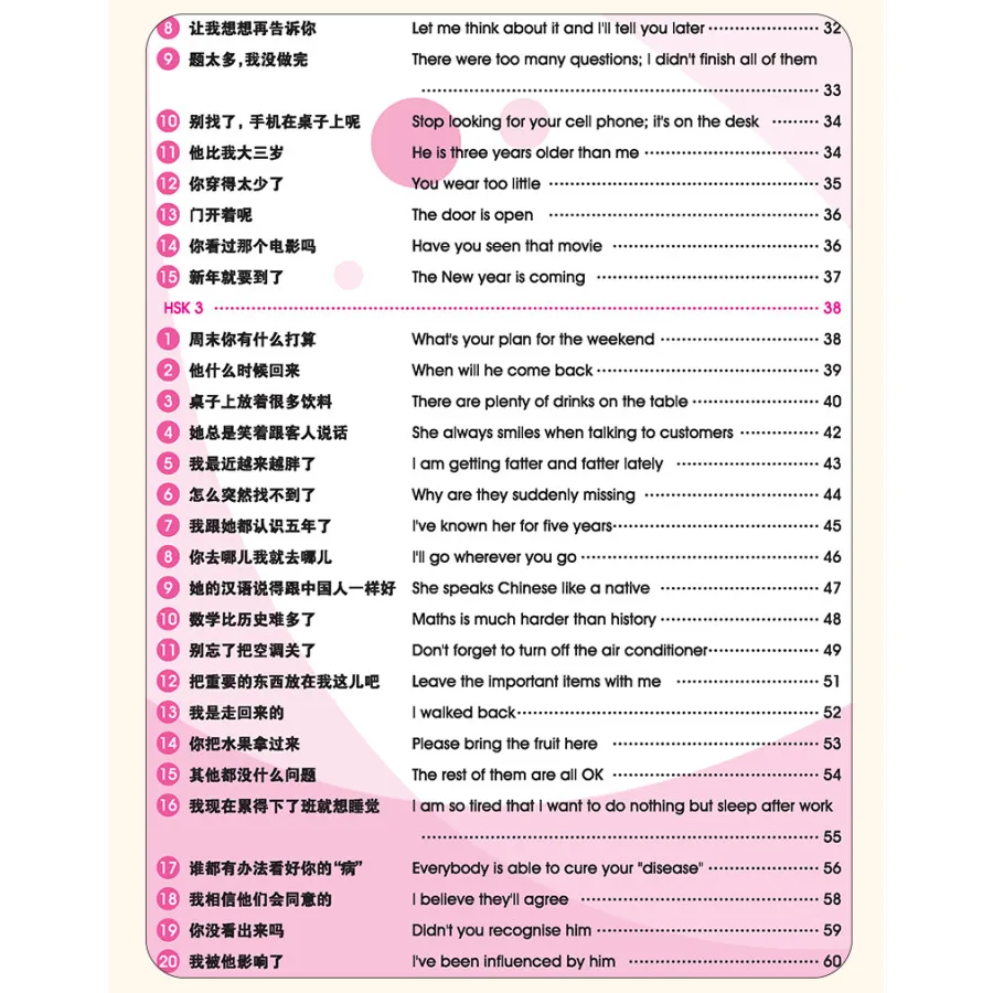 HSK Chinese Character Writing Practice Workbook Calligraphy Tracing Book