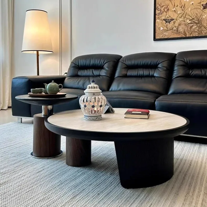 French Medieval Coffee Table Light Luxury High-end Creative Designer Coffee Table Living Room Furniture Jamuan Minum Teh YS50CC