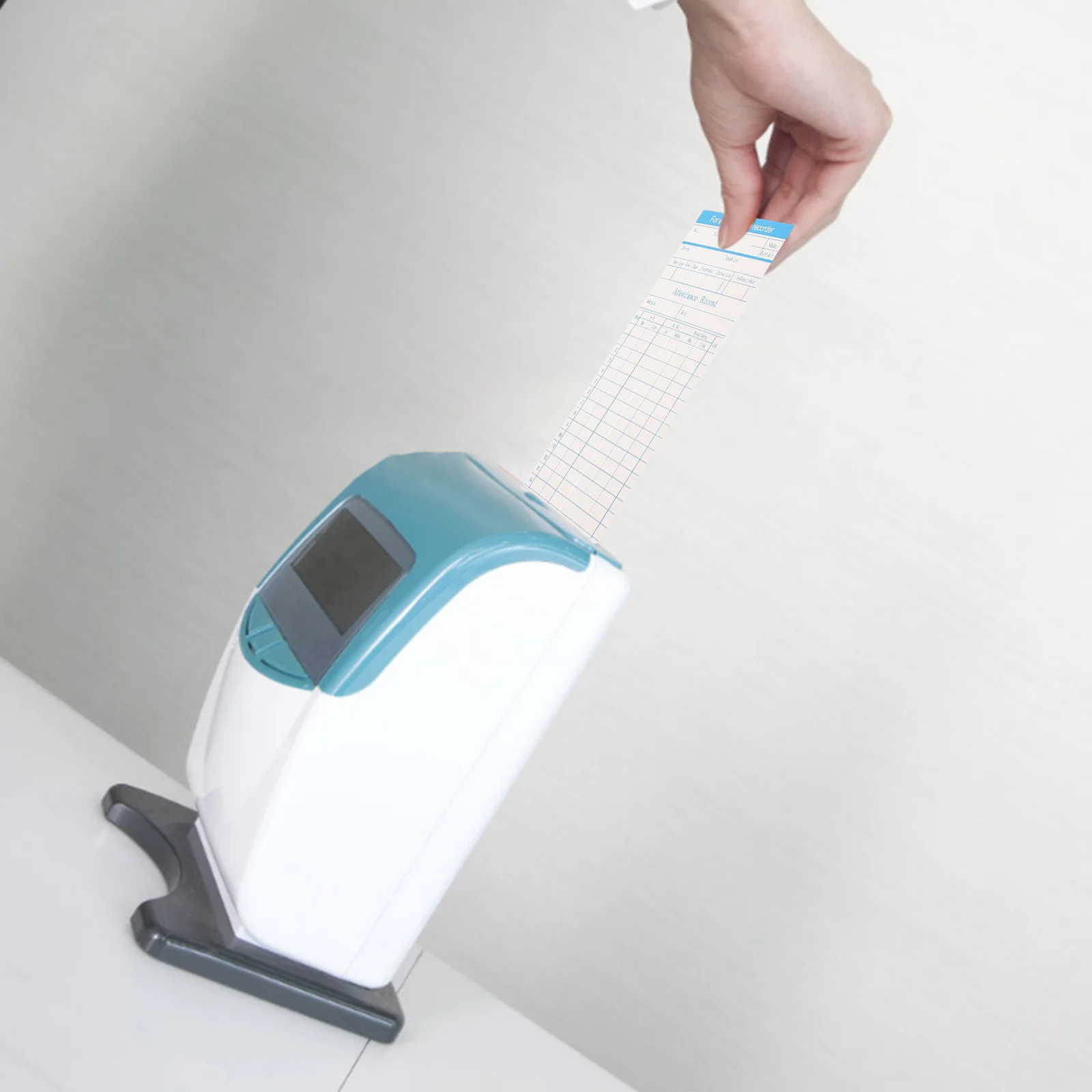 100枚 両面タイムカード 英語版 オフィス用 出勤記録用紙 ウィークリー マンスリー トラッキング 従業員用