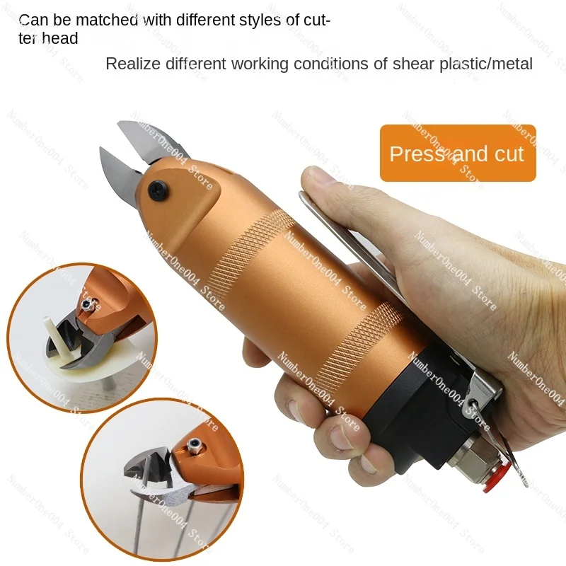 Penumatic Nipper Handheld Strong Metal WirePlastic Water Outlet Automatic Air Clipper Cutter Head