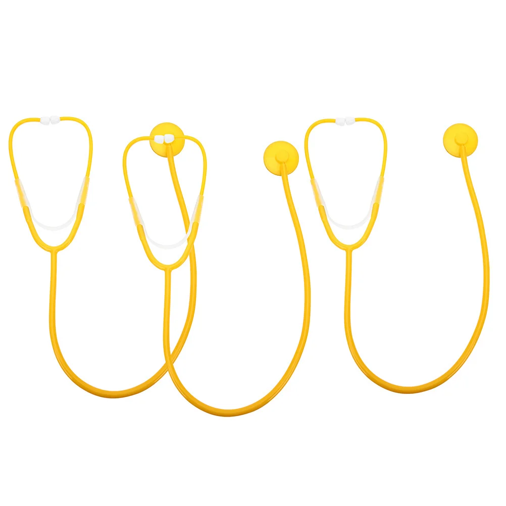 3Pcs Kinder Stethoskop Pflege Arzt Stethoskop Pretend Spielen Roleplay Set für Kinder Cosplay Geschenk Kleinkind Pretend Spielen Spielzeug