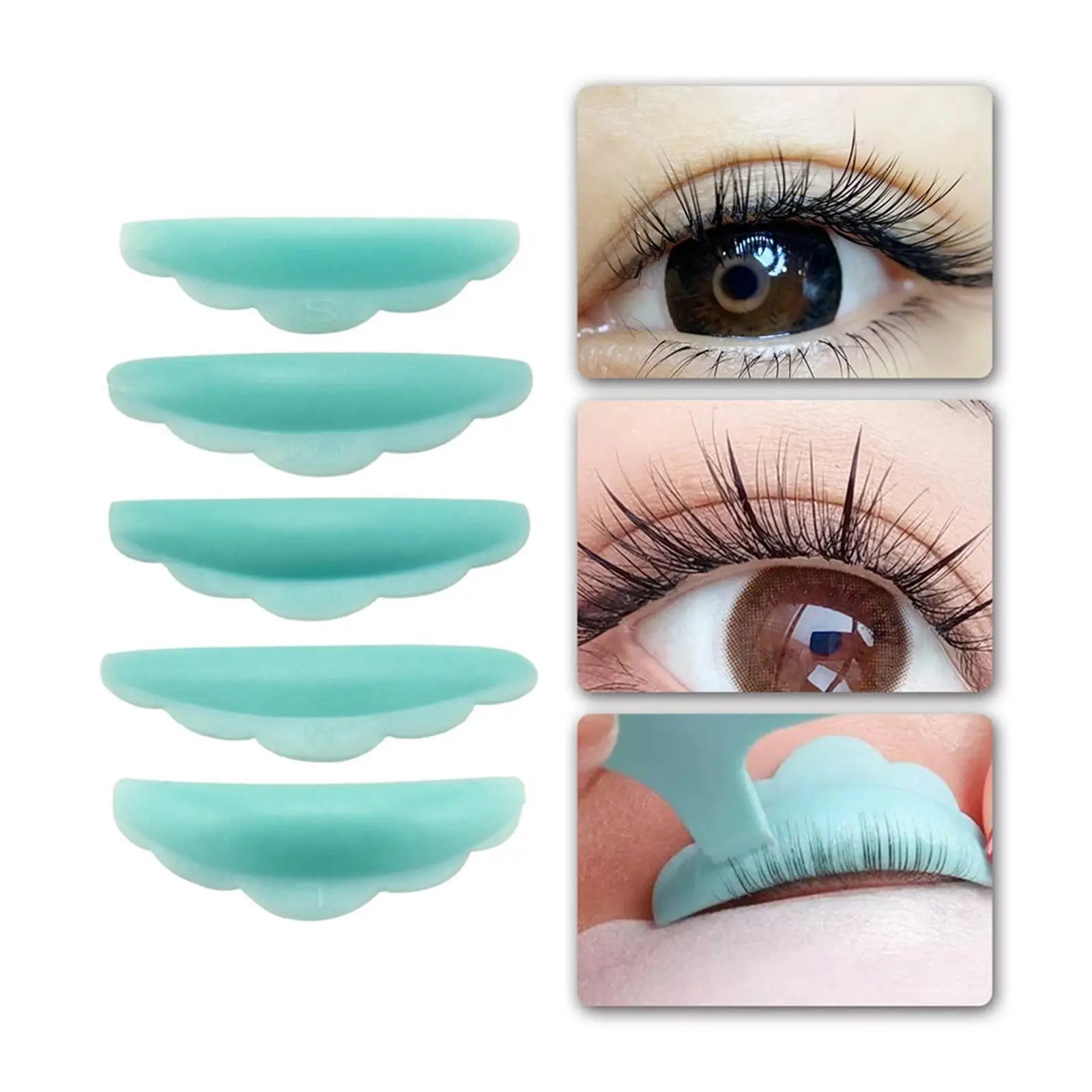 Eyelash Lift Pads Perm Rods Under Eyepads DIY Eyelash Curling Perming Kit Extension Pads Shield Pad Comfortable Beauty Makeup