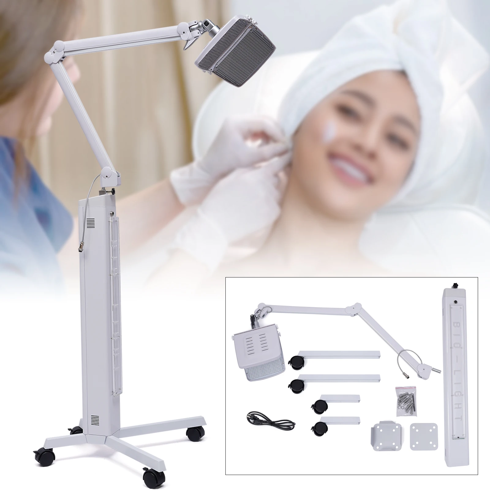 Facial Body Therapy Touch Screen 7 Color PDT LED Photon Lamp Face Whitening Skin Care Rejuvenation Beauty Equipment