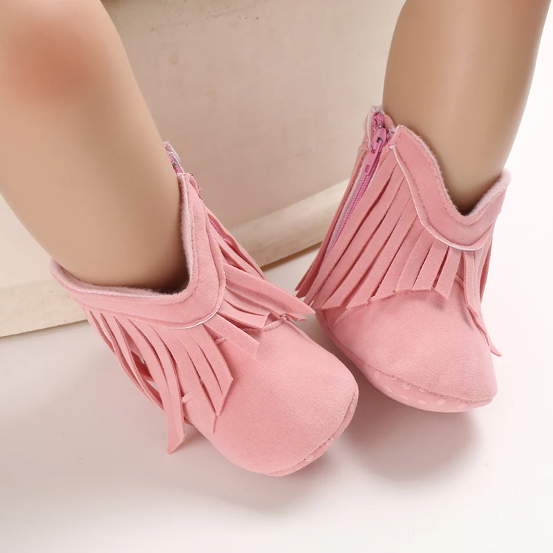 Autumn and Winter Baby Boots Fashion Classic Tassel Casual Baby Shoes Anti slip Comfortable Casual Walking Shoes