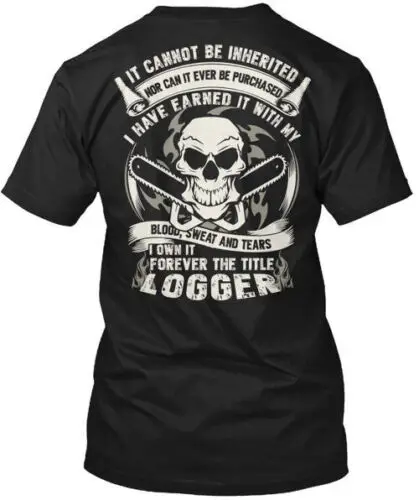 Logger T-shirt Made In The USA Size S To 5XL