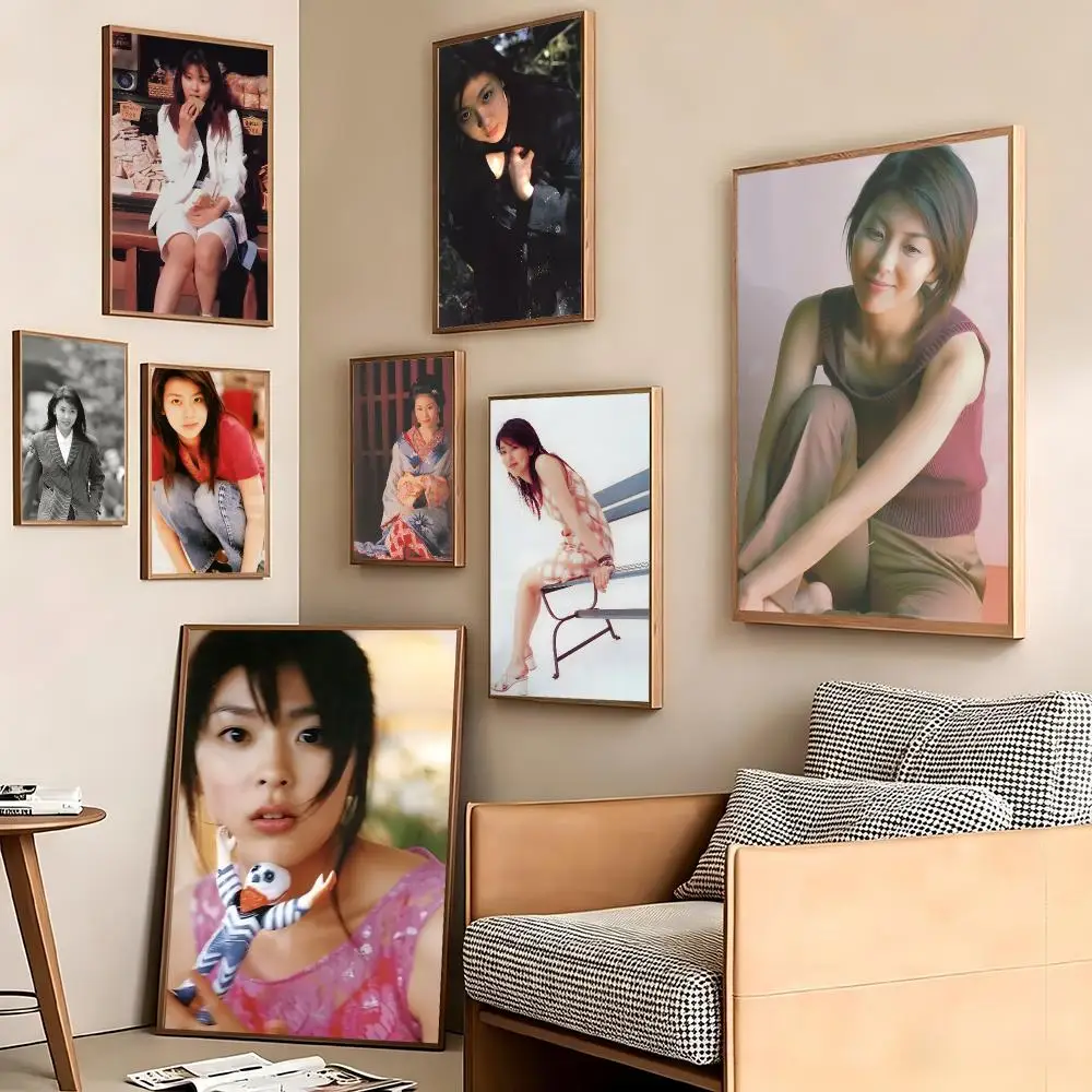 Japanese Actress T-Takako Matsu Poster Pegatina artistica HD autoadhesiva impermeable para salon dormitorio
