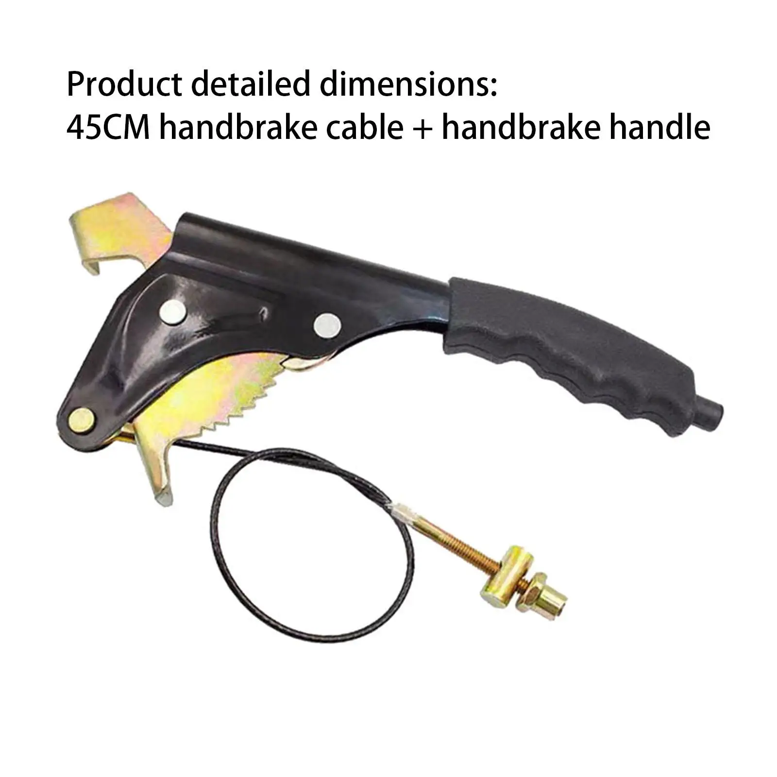 Electric Tricycle Handbrake Set Parking Hand Brake Handle Lever Easy to Install Handbrake Handle and Handbrake Cable Replace