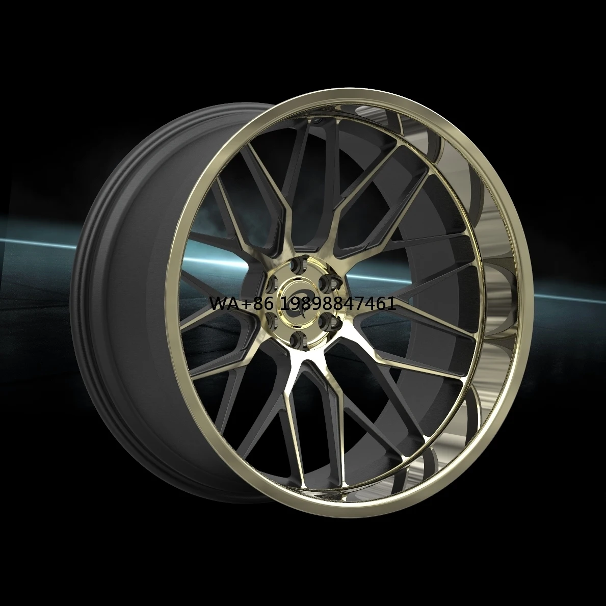 

Кованые диски OEM на заказ, золотые, 20-26 дюймов, 87,1 мм, для внедорожников и пикапов, для Ford F-150, F-250, F-350