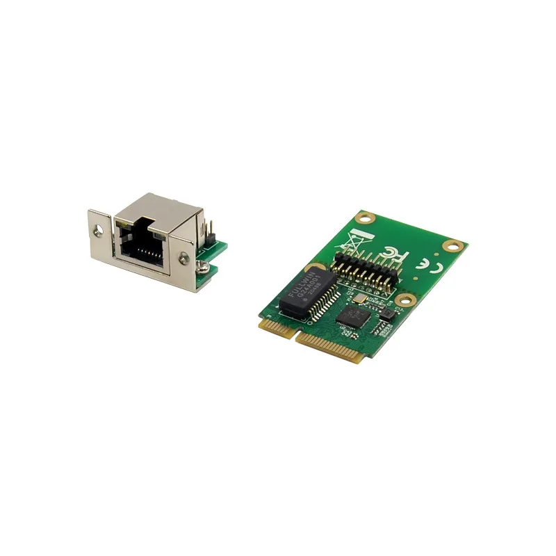 Mini PCI-E Gigabit Ethernet Card COM Port Industrial Computer Server Network Card RTL8111F