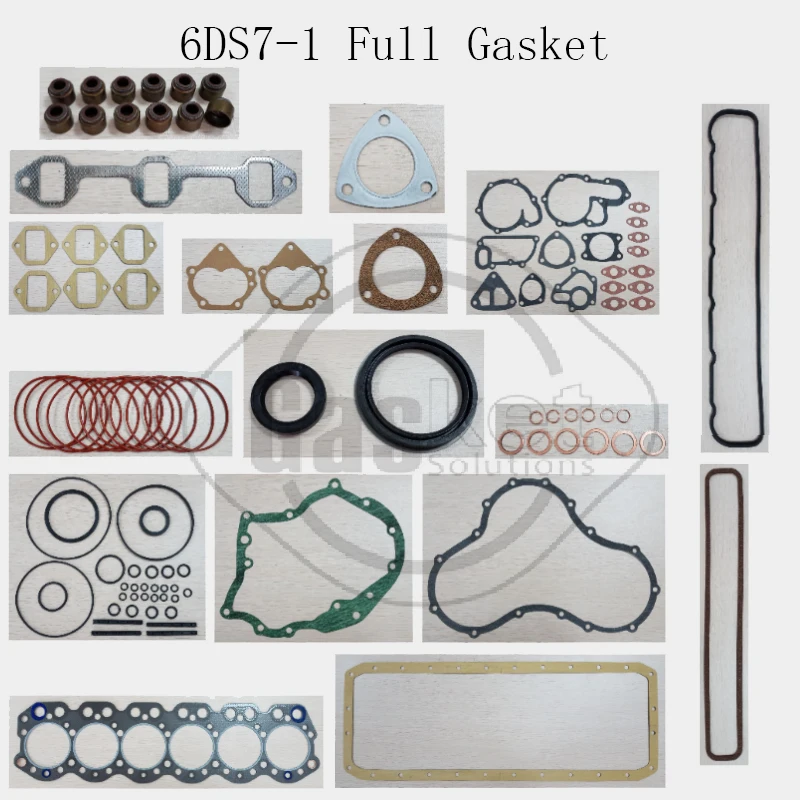 8DC2 6DS7-1 6DS7-3 Engine Full Gasket Kit Fast Shipping Overhual Set For Mitsubishi With Cylinder Head Gasket 51294-50061