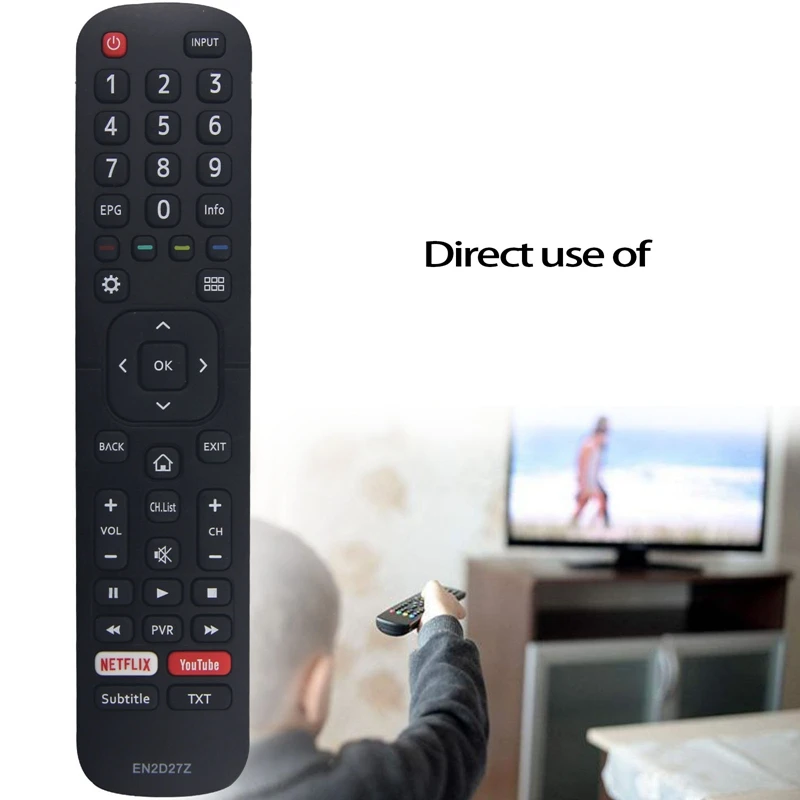 LCD TV Remote Control For Hisense TV EN2D27Z 50H8C 55H5C 55H6B 55H7B 55H7C 65H10B2 65H7B2