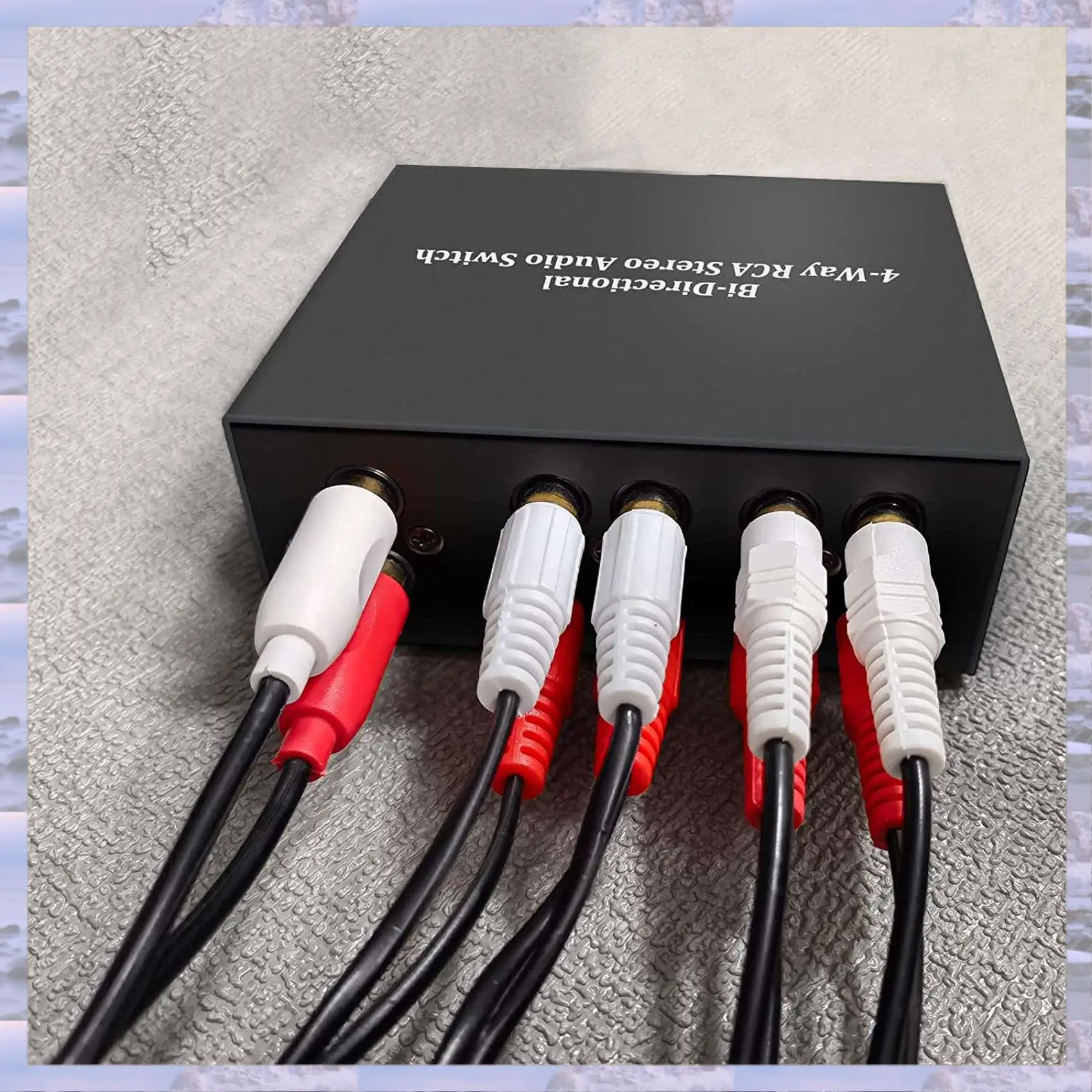 

ATP2 Лучшие предложения 4-сторонний стерео L/R звуковой канал двунаправленный аудиопереключатель, выход 1 в 4 в 1 выход, разветвитель аудиопереключателя для S