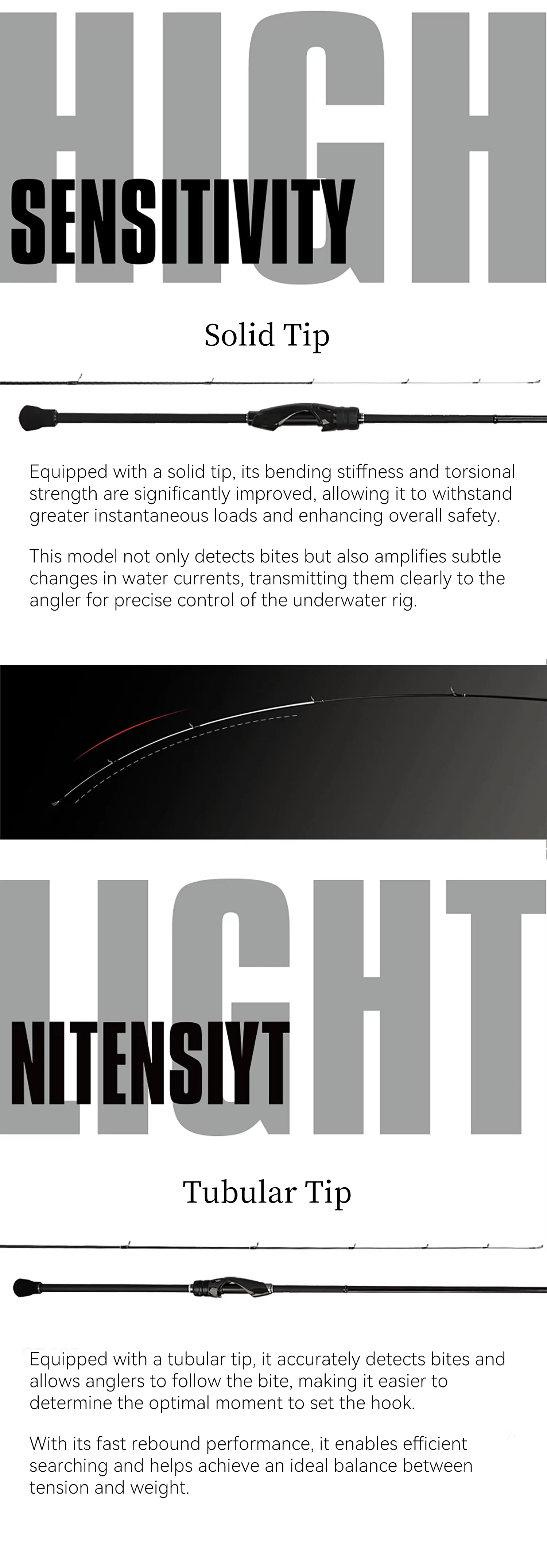 TSURINOYA Angelrute Spirit Fox S6102L-S S742L S762L FAST Rockfish Rute Gewicht 69g Hochempfindlich 2 Sek. Ultraleichte Spinnrute – Detail 4