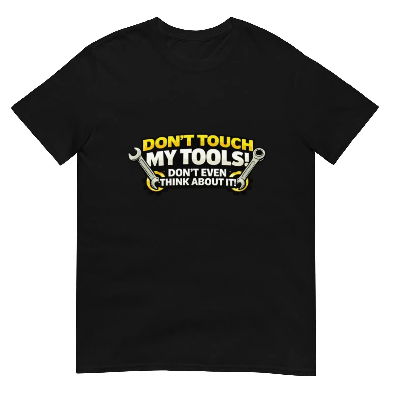 Lustiges Mechaniker-T-Shirt „Don't Touch My Tools“ mit Humor, Garage, Vintage-Design, vielseitiges Unisex-Oberteil für den Alltag, lässig