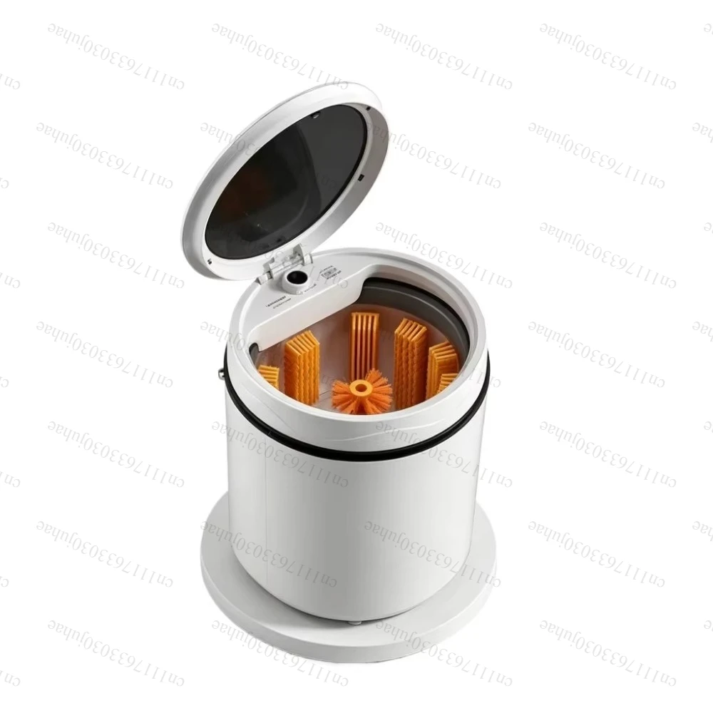 Small Automatic Shoe Washing Machine Full Inner Wall Brush Washer Spin Integrated Household Footwear Cleaner For Shoes Socks