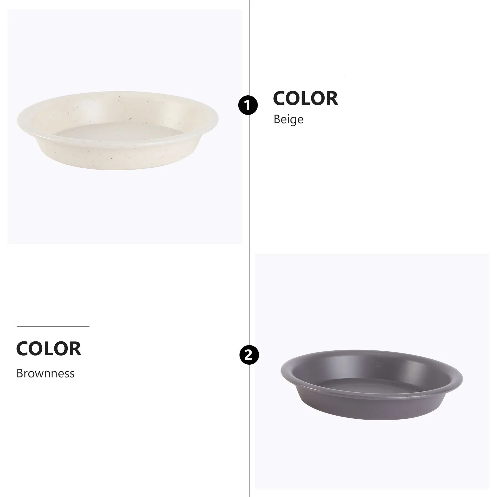 

6 шт. утолщенных поддонов для цветочных горшков из высококачественного полипропилена, предотвращающие проливание воды, для использования в помещении и на улице, для сада, бонсай, подложки под горшки для растений