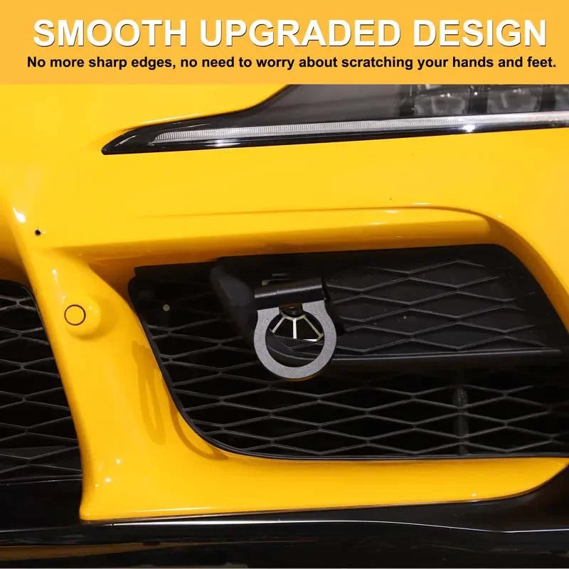 

Aluminum Car Styling Trailer Hooks Sticker Decoration For Toyota GR Supra MK5 A90 2019-25 Car Front Trailer Vehicle Towing Hook