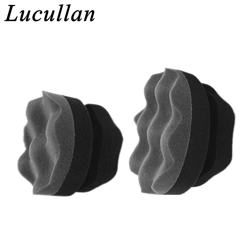 Lucullan Make Detailing Easier Wave Type Tire Dressing Tools Hex Grip Applicator Handheld Tire Waxing Sponge