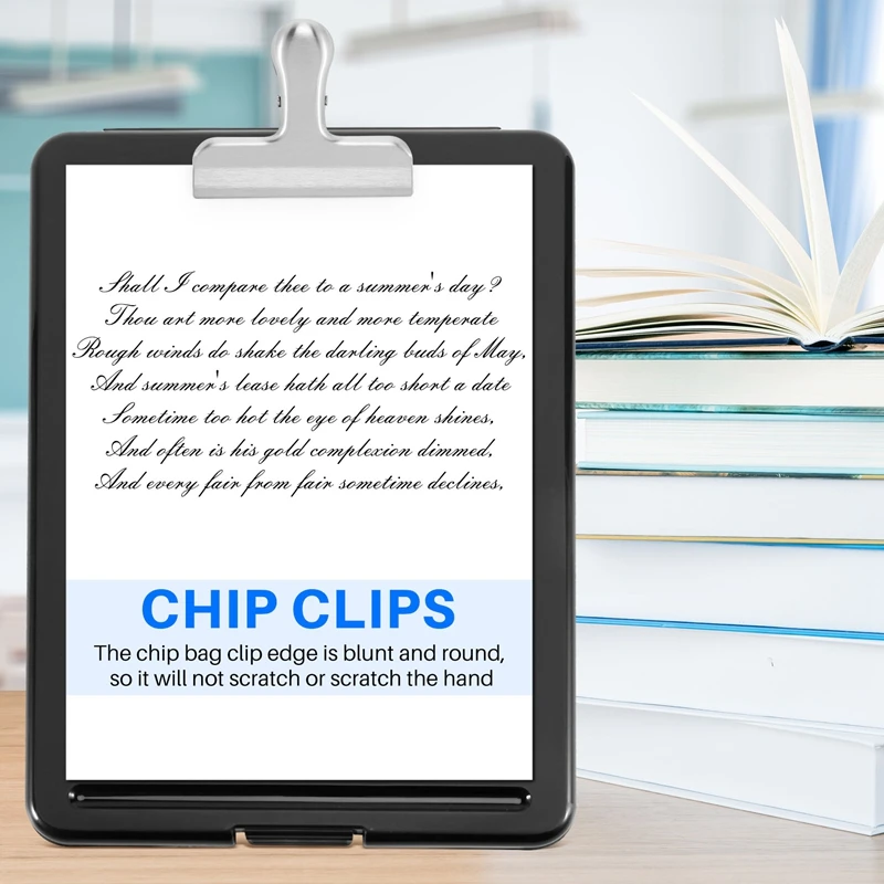 8Piece Silver Chip Clips Large Clips Food Clip Kitchen Clips For Food Packages For Snack