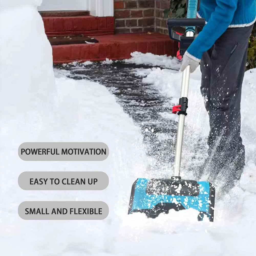 New Winter Cordless Electric Snowplow Lithium Electric Snow Sweeper Cordless Snow Shovel courtyard Street For Makita Battery