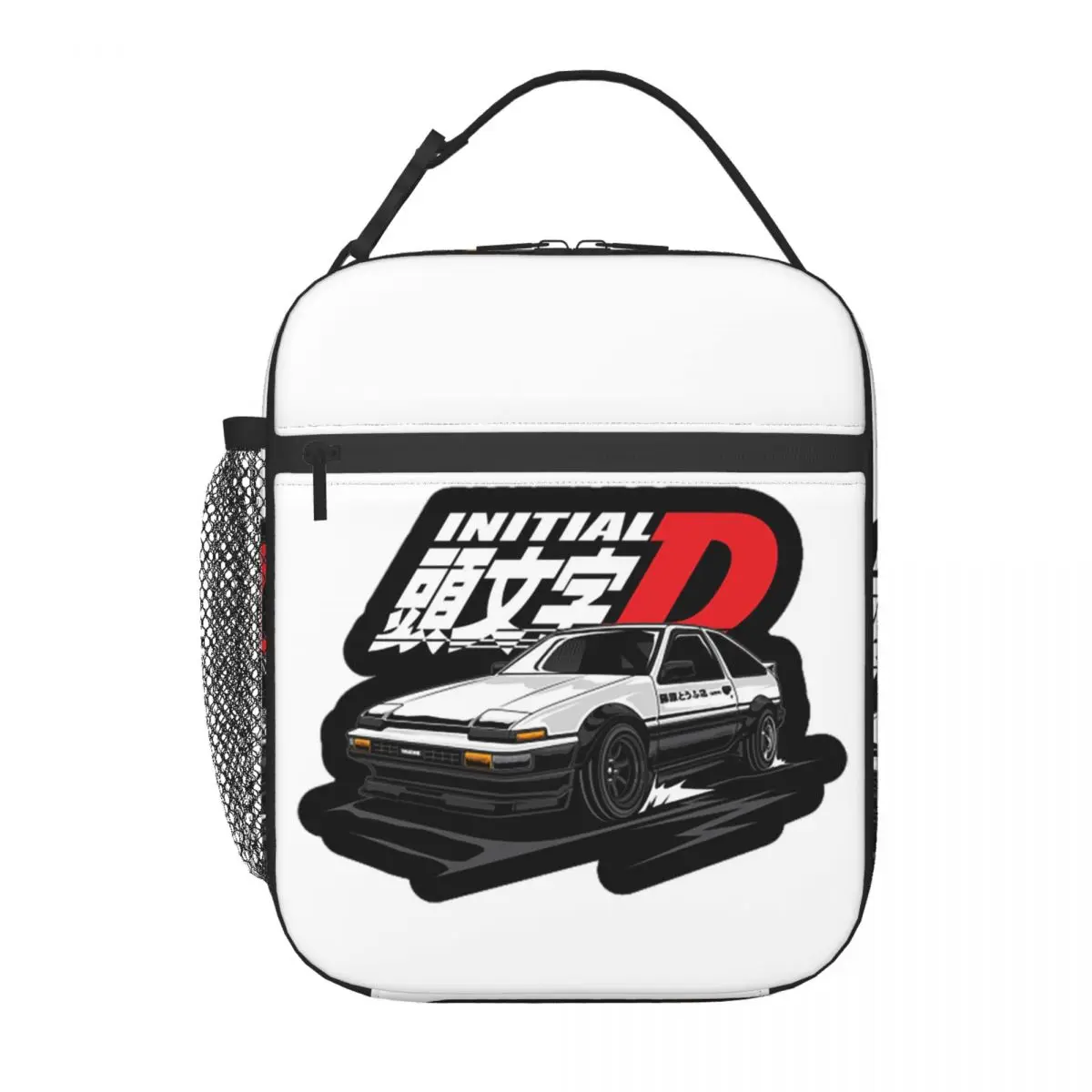 

Термосумка для обеда в стиле аниме Drift AE86 Initial D для женщин и детей, портативная термосумка для еды, термосумка-тоут