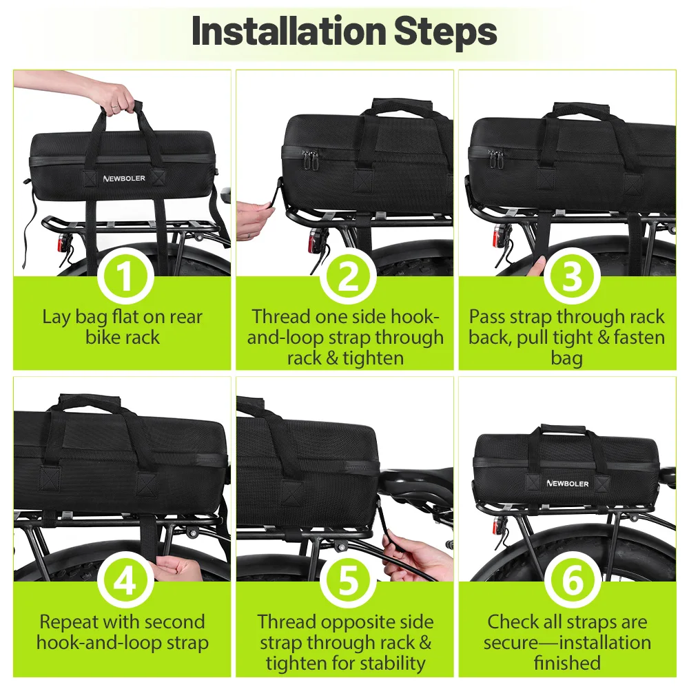 10L Große Kapazität Mountainbike-Akkutasche Wasserdichte E-Bike-Akkutasche Taschen für Elektrofahrrad-Akkus – Detail 15