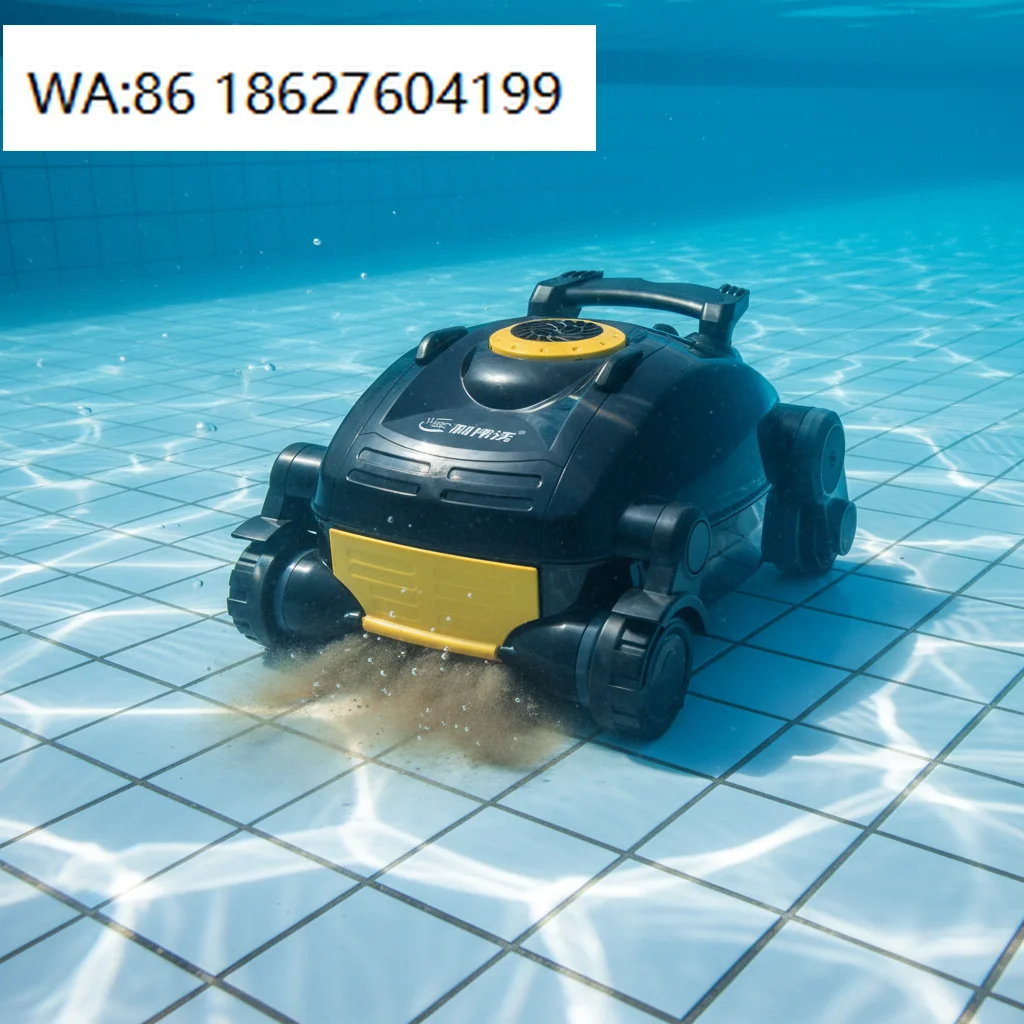 For Robotic Pool Cleaner Wireless High Quality Eco Friendly Cleaning Robot Automatic Vacuum Cleaner Strong Rolling Brush Device