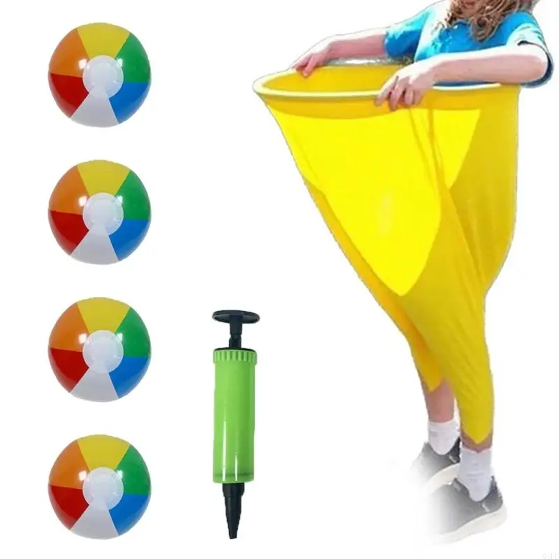 Giganti pantaloni elastici per bambini pantaloni non Granny pantaloni con 4 palle da festa