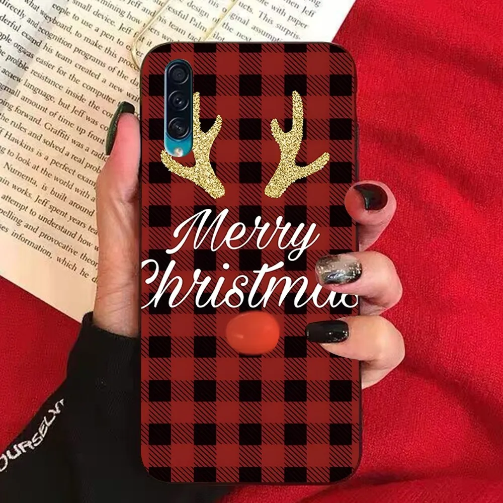 Christmas Reindeer Merry Christmas Phone Case For Samsung A 10 11 12 13 20 21 22 30 31 32 40 51 52 53 70 71 72 73 91 13 Shell