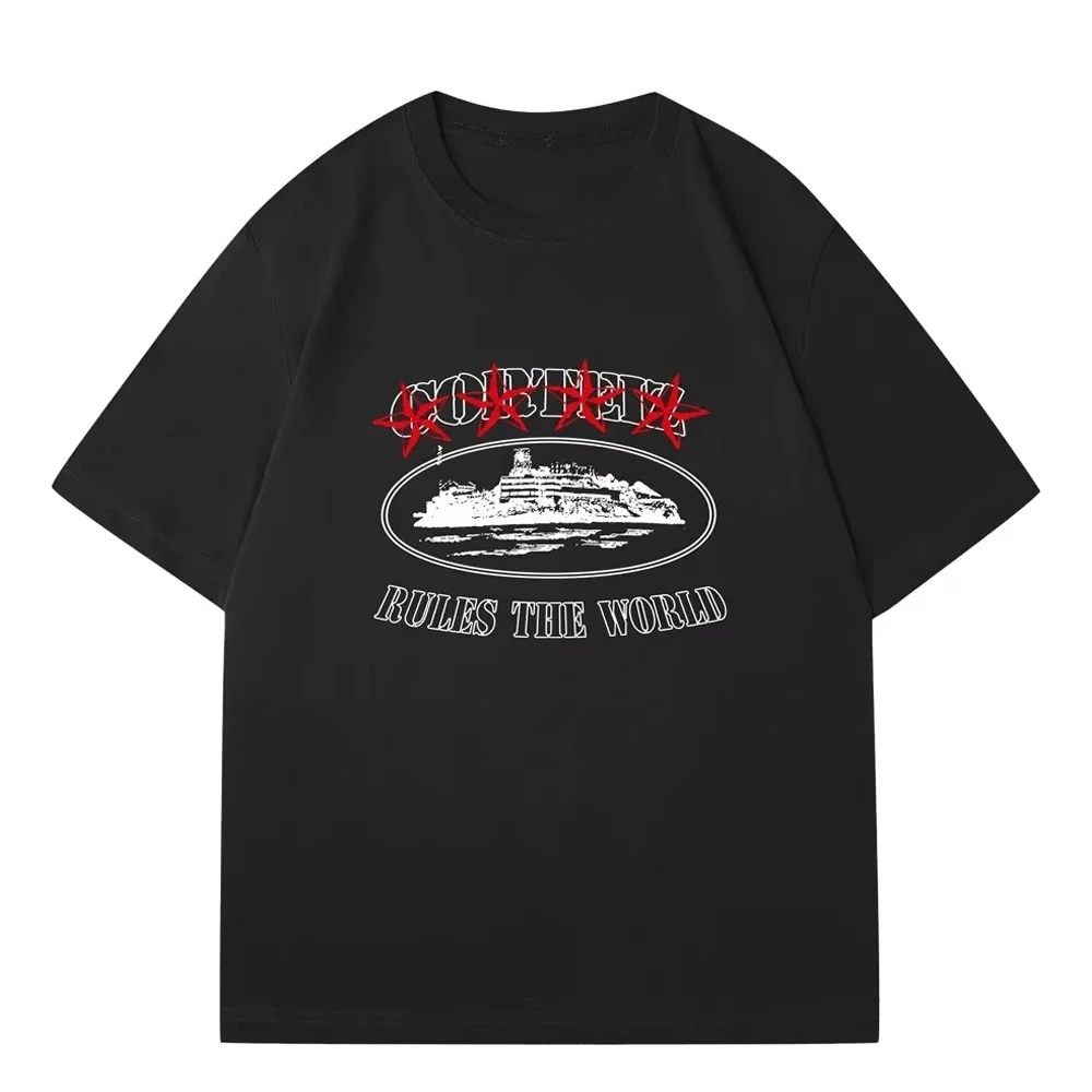 

2025 New Kotez mens casual cotton T-shirt short sleeve round neck breathable and loose suitable for multi-purpose summer fashion