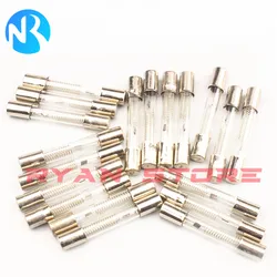 100PCS 6*40mm Glass Tube Microwave OvenHigh-Voltage Fuse 5000V 5KV 0.5A 0.6A 0.65A 0.7A 0.75A 0.8A 0.85A 0.9A 6X40mm